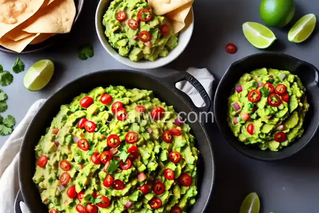 Traditional Mexican Guacamole