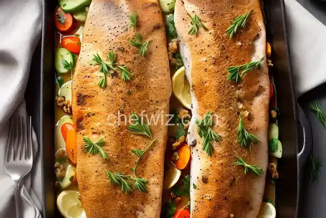 Trailside Trout with Walnut-Herb Stuffing