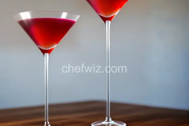 Tres Chic Pomegranate Martini