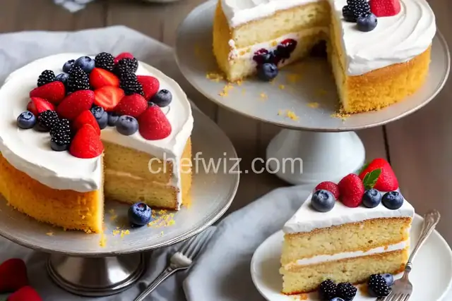 Tres Leches Cake with Berries