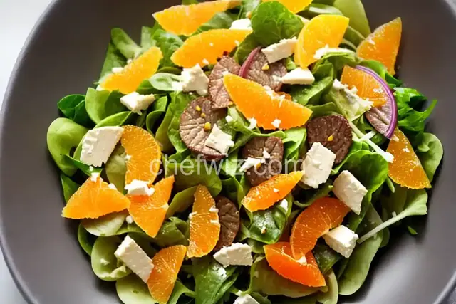 Treviso Salad with Orange Vinaigrette and Manchego