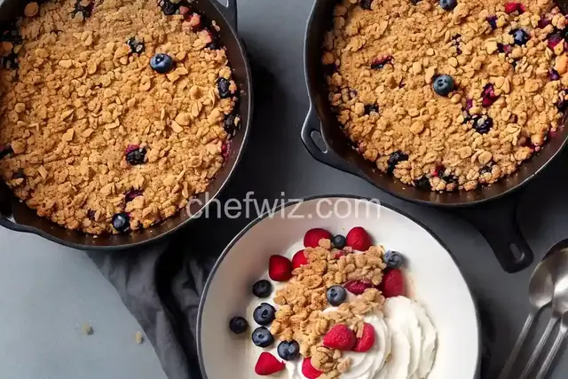 Tri-Berry Crumbles