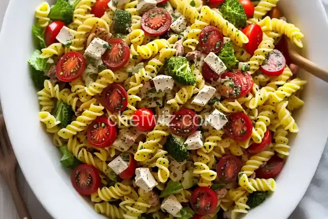 Tri-Color Pasta Salad