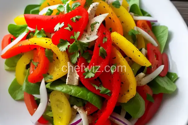 Tri-Pepper Salad