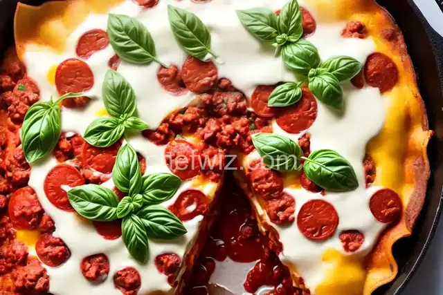 Tricolore Skillet Lasagna