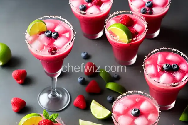 Triple-Berry Margaritas