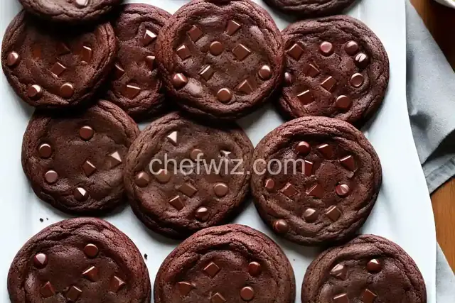 Triple Chocolate Cookies