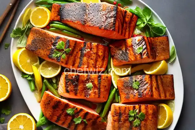 Triple Citrus Glazed Grilled Salmon