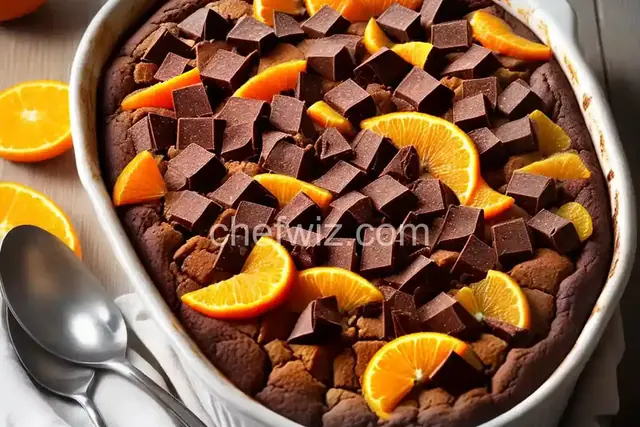 Trishie's Chocolate and Orange Bread Pudding