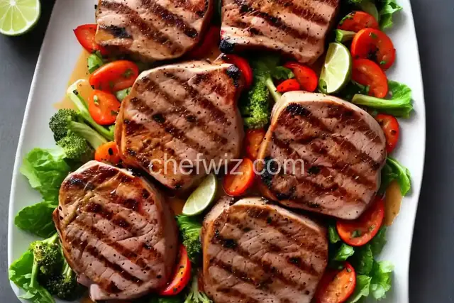 Tropical Grilled Pork Chops