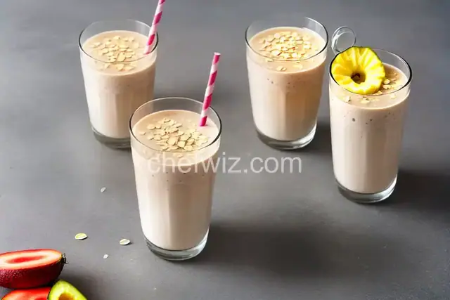 Tropical Oatmeal Smoothie