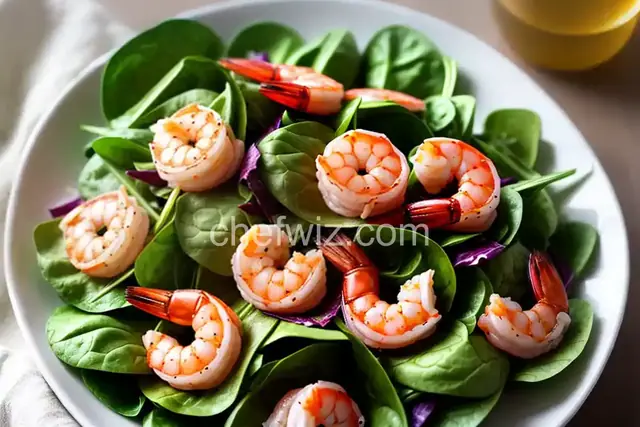Tropical Shrimp Spinach Salad