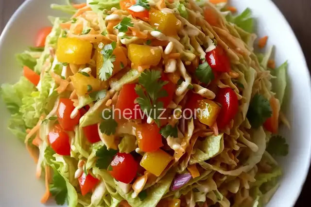 Tropical Slaw with Sweet & Sour Dressing