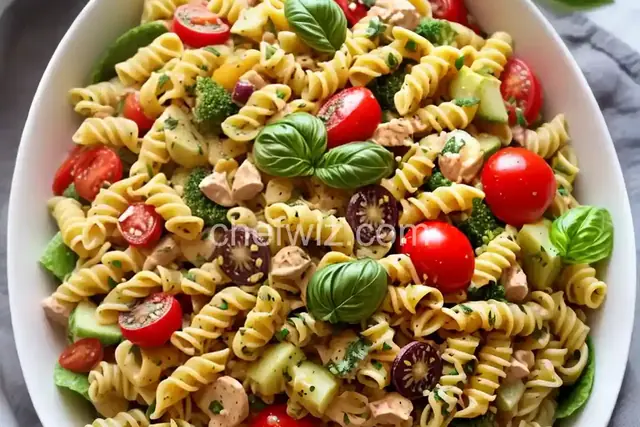 Tropical Vegan Pasta Salad