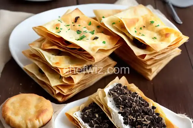 Truffle-Parmesan Phyllo Crackers