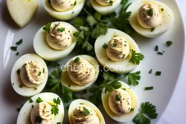Truffled Deviled Eggs