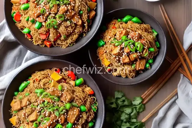 Tsao Mi Fun (Taiwanese Fried Rice Noodles)