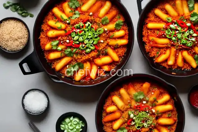 Tteokbokki: Spicy Korean Rice Cakes