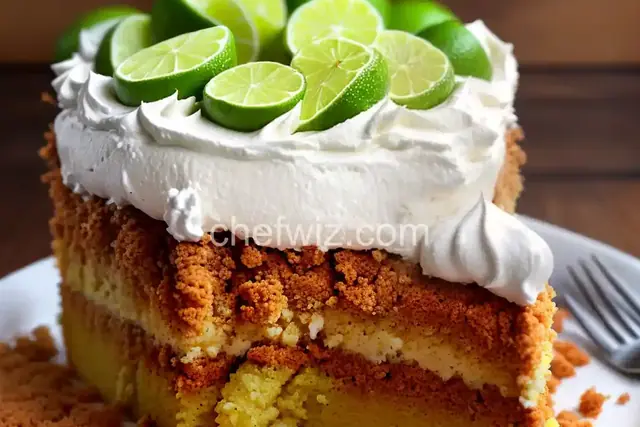 Tudy's Key Lime Pie Poke Cake
