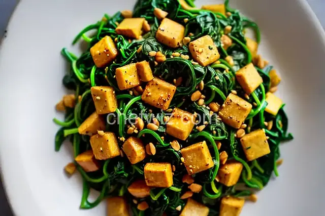 Tumis Kangkung (Sauteed Water Spinach)