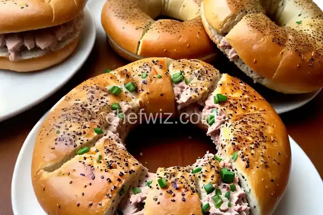 Tuna Everything Bagel