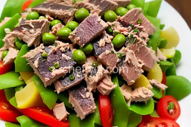 Tuna Fish Pea Salad