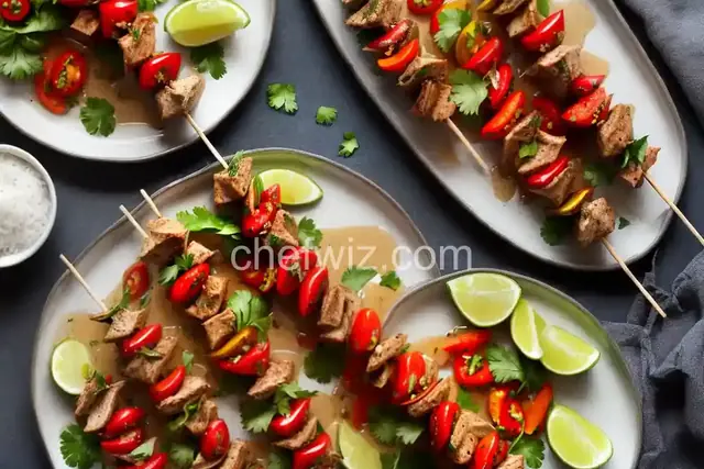 Tuna Kebabs with Ginger-Chile Marinade