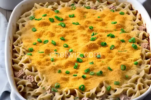 Tuna Noodle Casserole from Scratch
