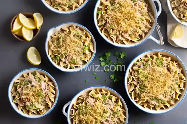 Tuna Noodle Casserole with Potato Chip Topping