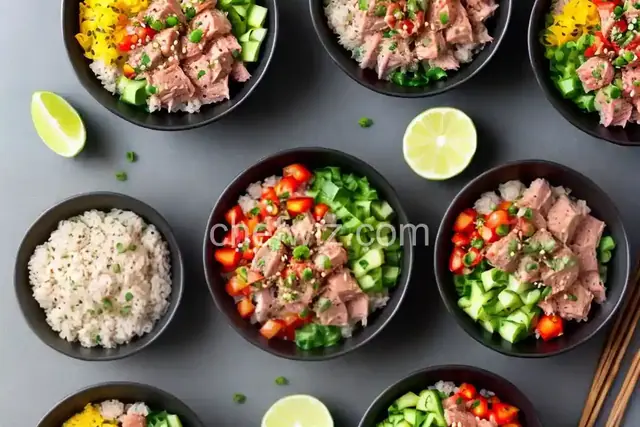 Tuna Poke Bowls