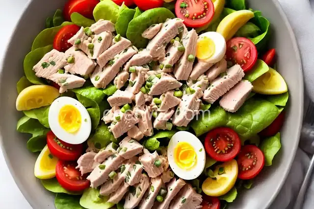 Tuna Salad with Hard-Boiled Eggs