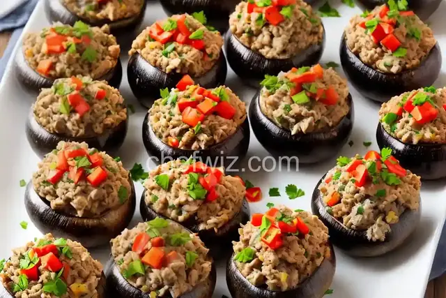 Tuna-Stuffed Mushrooms