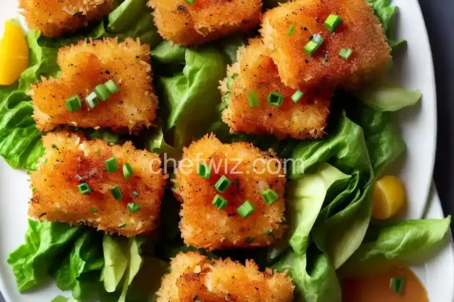 Tuna Tots with Yuzu Vinaigrette