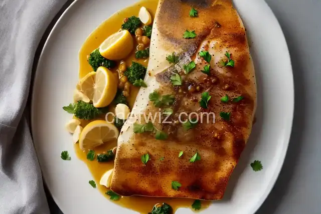 Turbot with Brown Butter and Capers