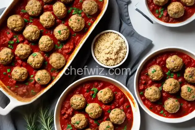 Turkey & Stuffing Meatballs