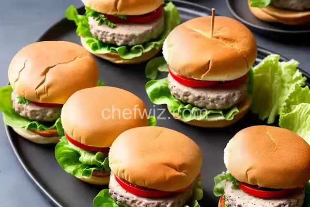 Turkey Burger Sliders