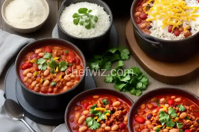 Turkey Chili with Cannellini Beans