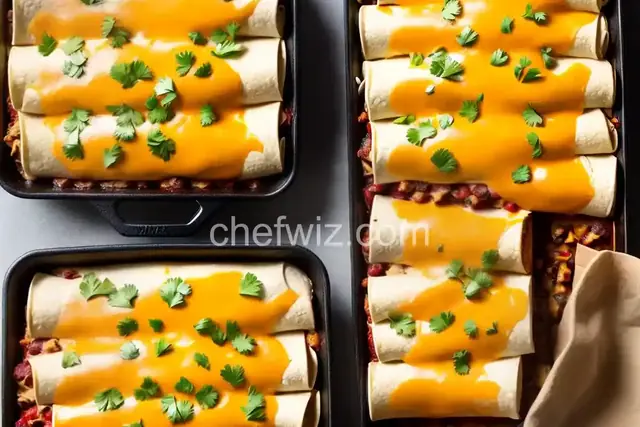 Turkey Cream Cheese Enchiladas