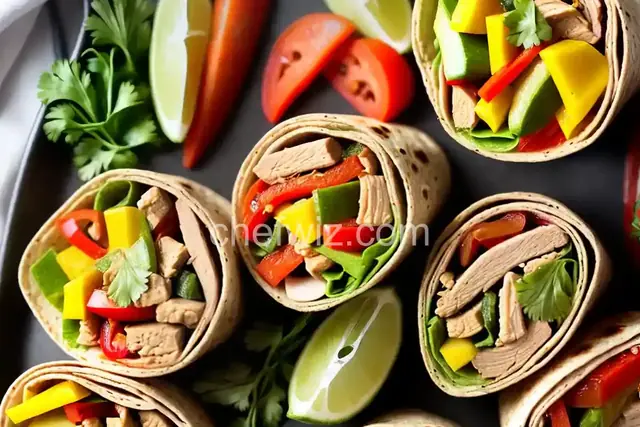Turkey Fajita Wraps
