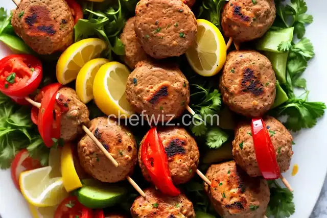 Turkey Kofta Kebabs