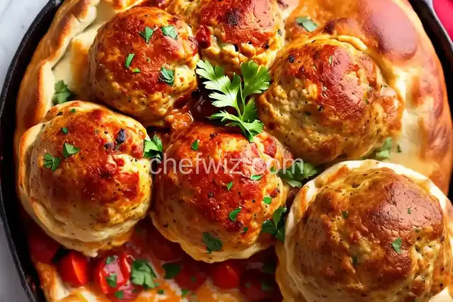 Turkey Meatball Pie