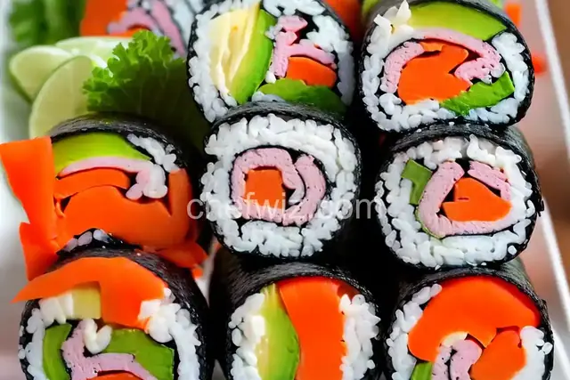 Turkey Roll Sushi
