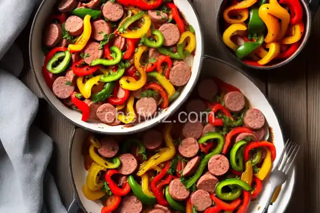 Turkey Sausage and Peppers