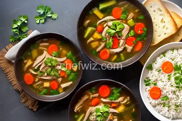 Turkey Soup with Rice