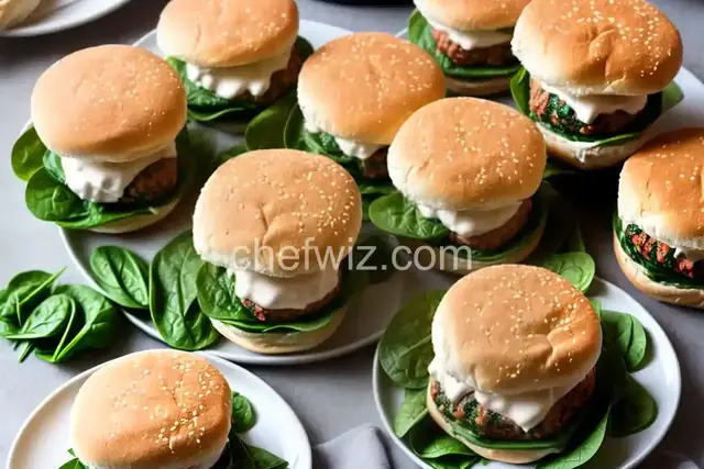 Turkey-Spinach Sliders