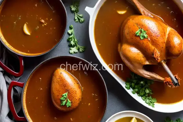 Turkey Stock and Amazing Gravy