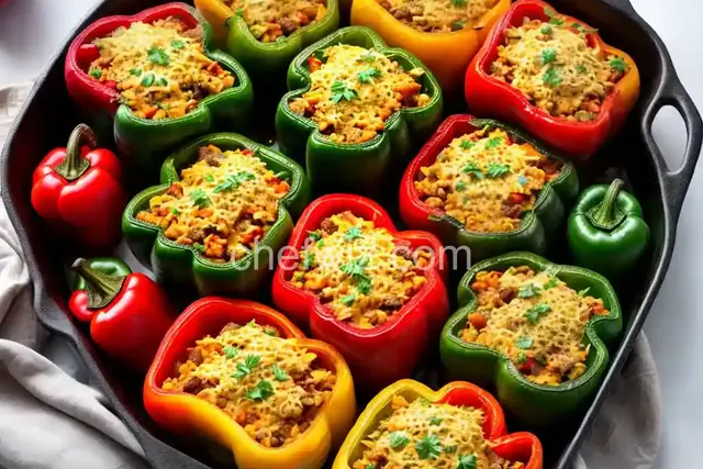 Turkey-Stuffed Peppers