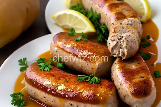 Turkey Weisswurst (White German-Style Sausage With Lemon, Nutmeg, and Parsley) Recipe