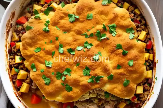 Turkey and Stuffing Casserole