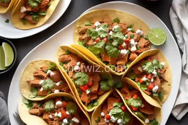 Turkey and Yam Spicy Tacos